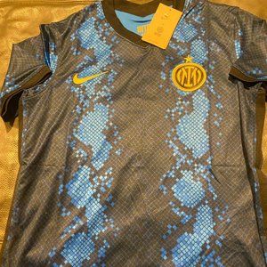 ITALY Serie A League INTER MILAN FC Men's JERSEY Sz MEDIUM NWT By Nike